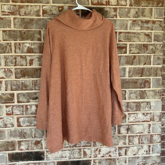 Lane Bryant Coral Cowl Neck Sweater - Picture 10 of 10